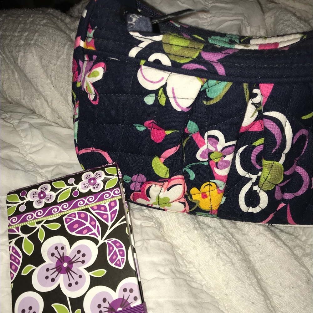 Small Vera Bradley purse and mini notepad